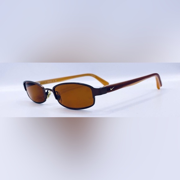 Nike 8003/210 Brown Oval Sunglasses Frames Only - Picture 2 of 8